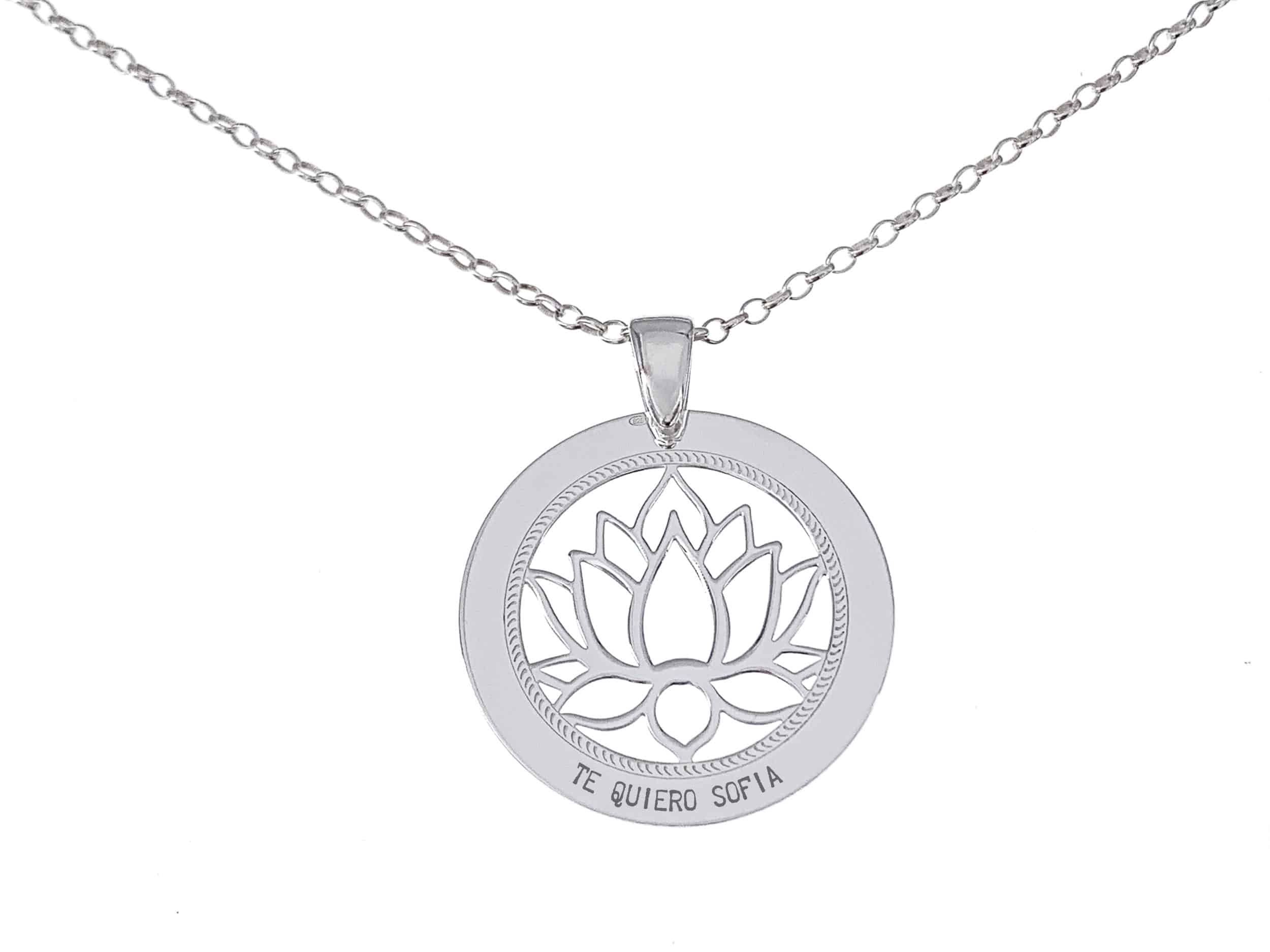 Gargantilla flor de loto Gargantilla Árbol de la vida personalizada