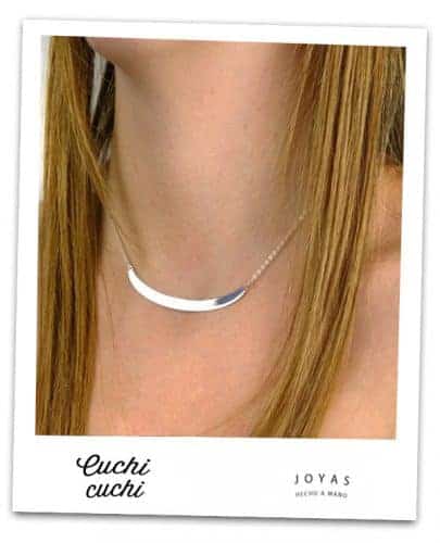 Colgante personalizado cuchicuchi Joyeria personalizada en collares, pulseras y colgantes Joyeria personalizada en collares