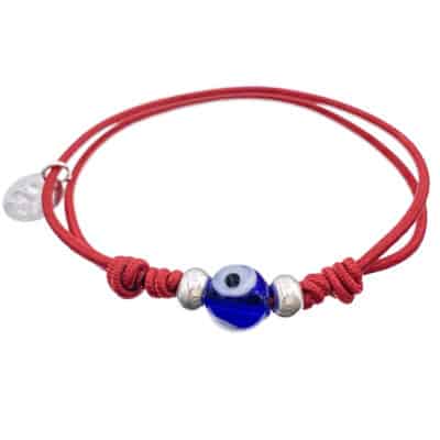 prioridad Trivial Aparador Pulseras mal de ojo y pulseras 7 nudos rojo: amuletos - Cuchicuchi Regalos  personalizados y joyas
