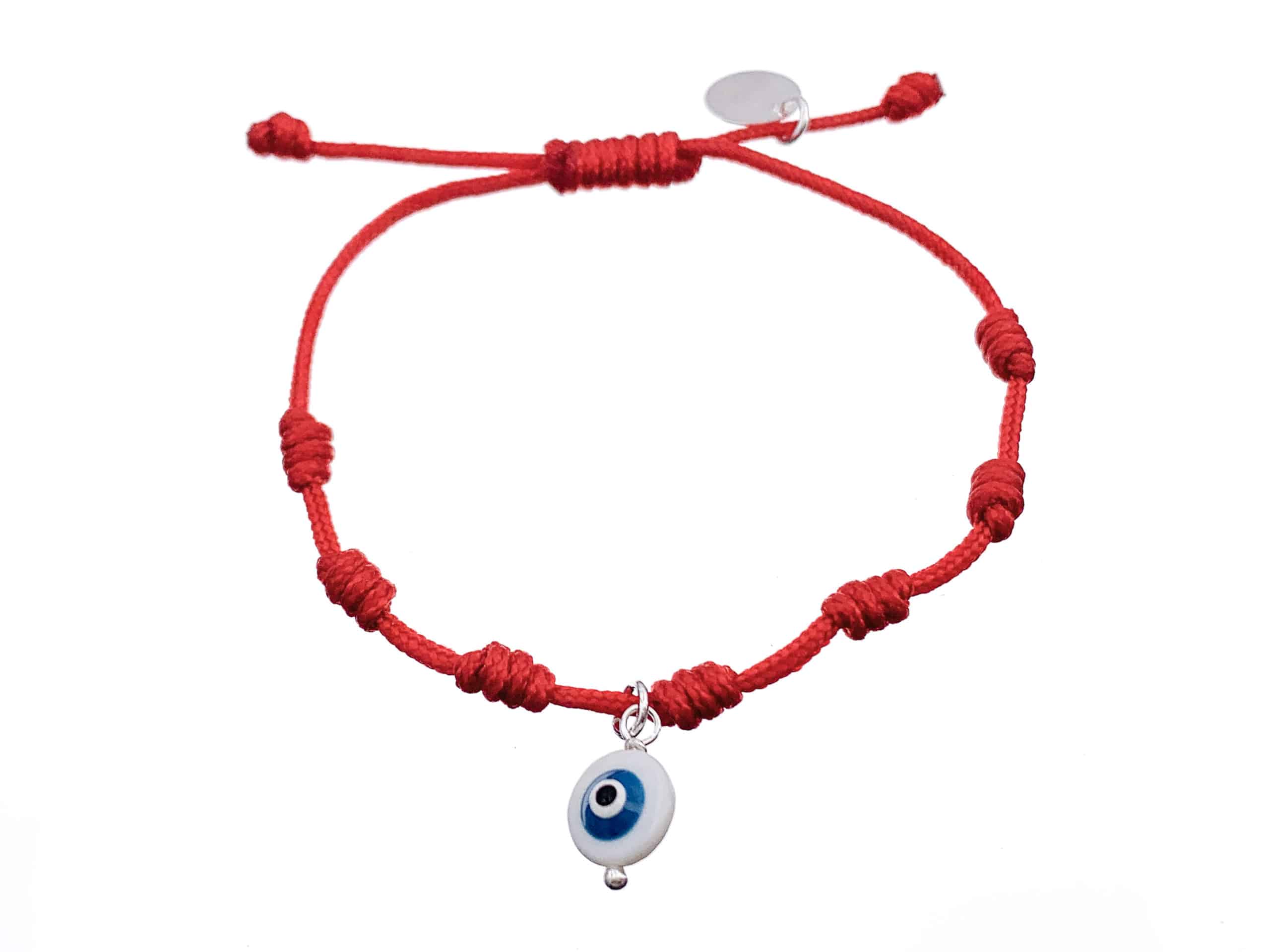 Pulsera roja de Siete nudos - Cuchicuchi personalizados joyas