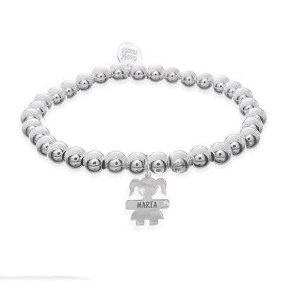 Pulseras ninos p plata de ley Pulsera plata colgante niños