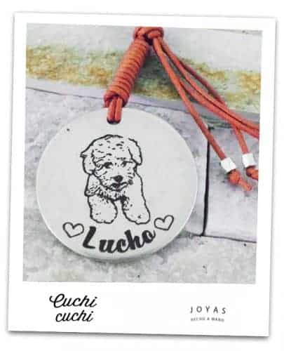 Regalo personalizado llavero mascota perro Bisuteria artesanal: dia a dia bisuteria artesanal