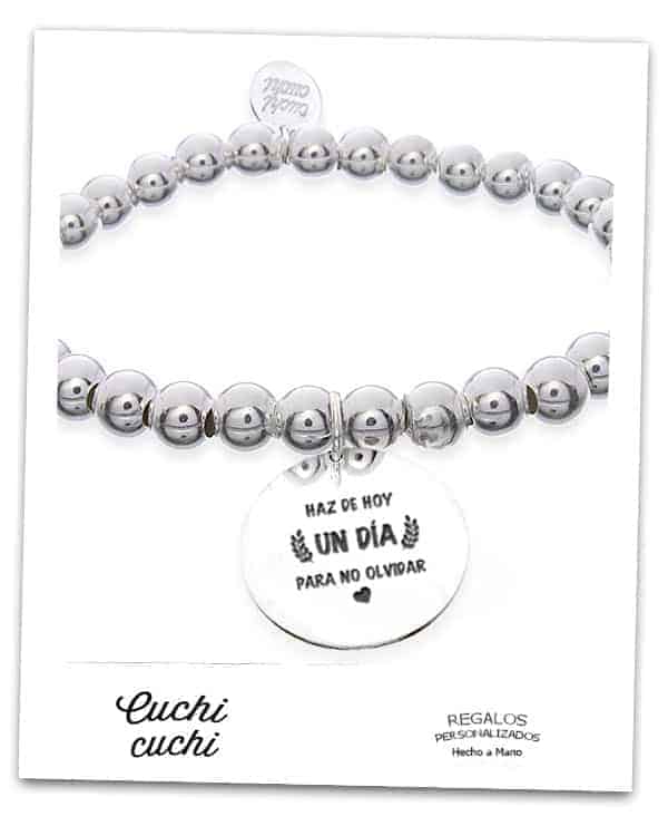 regalos de empresa frases motivadoras pulseras joyas personalizadas mensaje