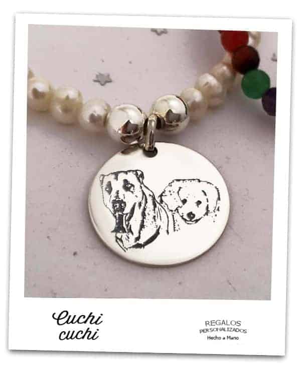regalos personalizados mascotas pulseras perros colgantes