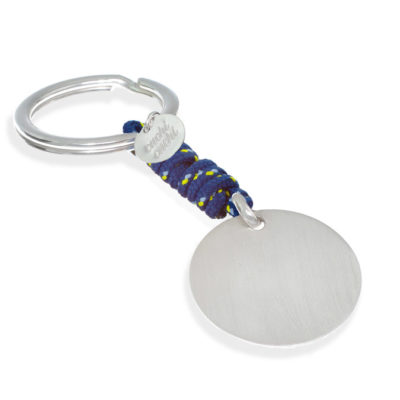 llavero personalizado plata de ley cuchicuchi marino 76297