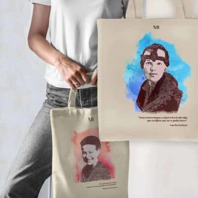 Tb ilustres fem Tote bag Mujeres ilustres personalizada